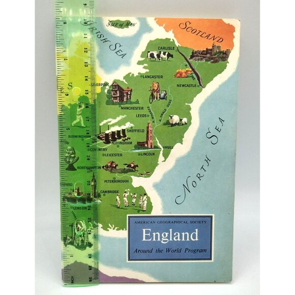 Vintage 1956 Queen Elizabeth England Around the World Program Book Princess - Picture 4 of 15